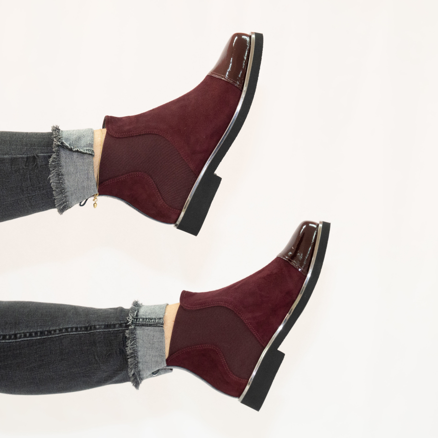 294 STIVALETTO PIUMA MOD ENNIO SCAMOSCIATO BORDEAUX